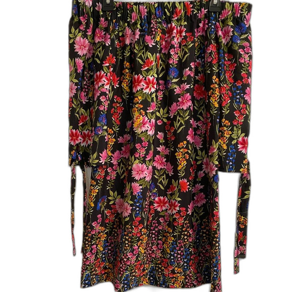 Vince Camuto 6 AOP All Over Print Floral Boho Dress Cottagecore Colorful OF-5 - Picture 2 of 10